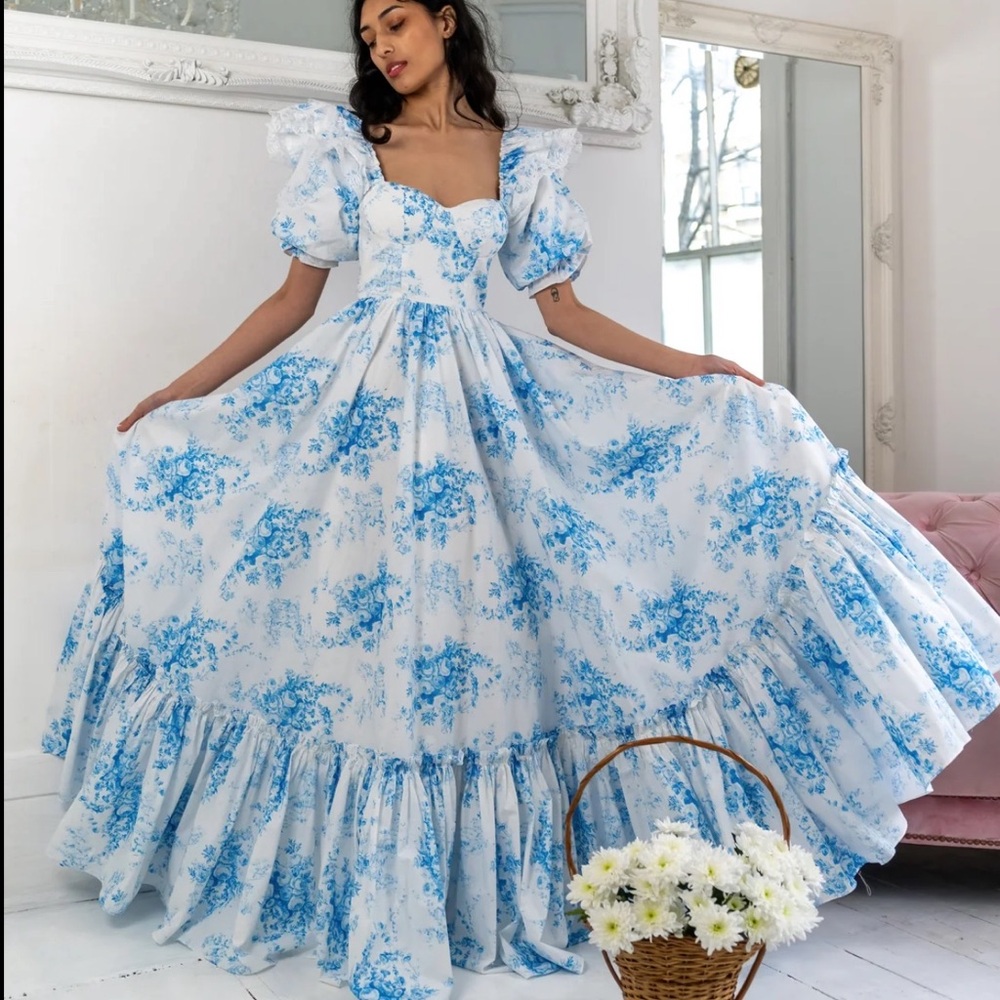 Fanciful Doll - French Porcelain Sorority Gown